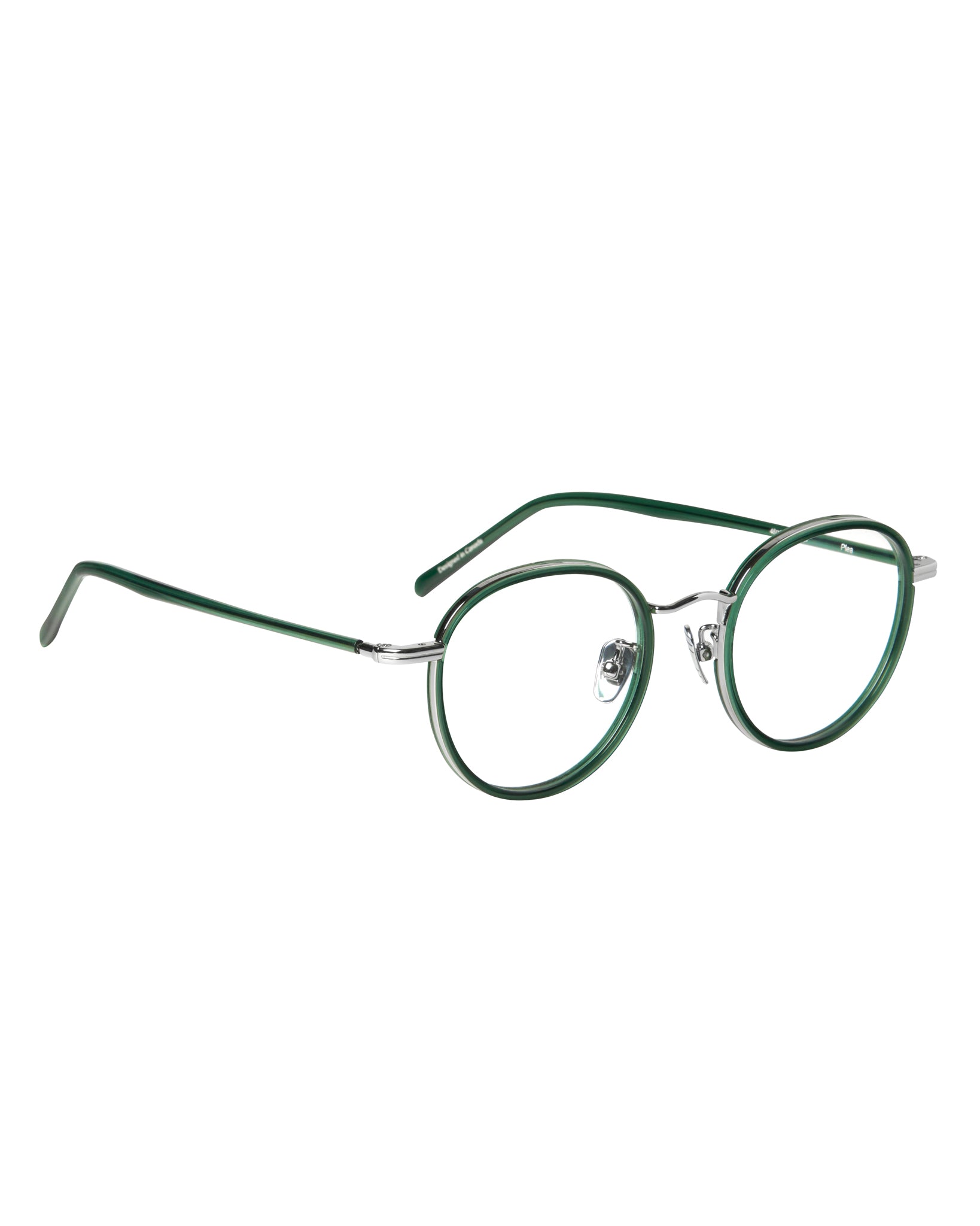 Plea Optical - Green/Silver