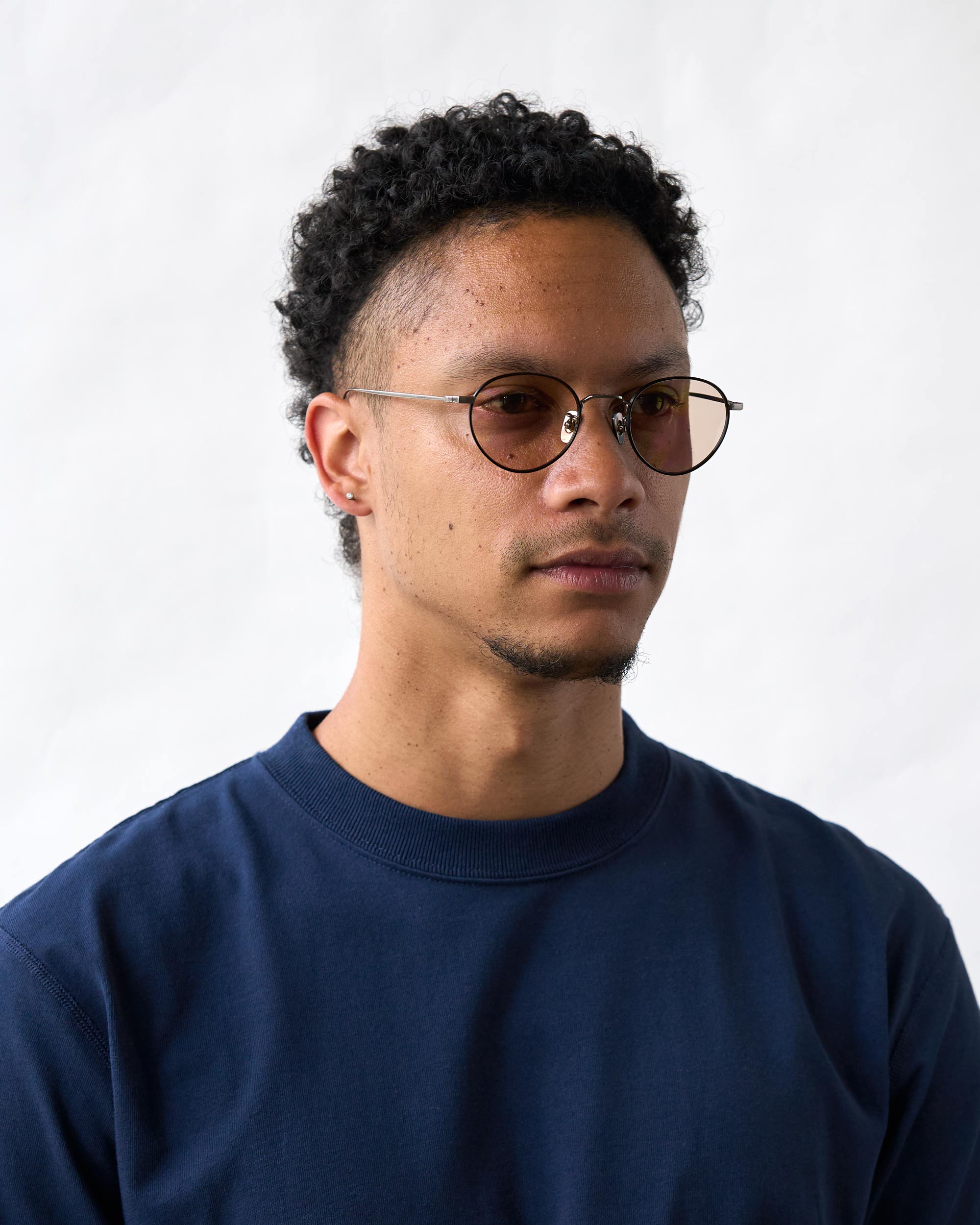 Gunton - Black x Silver (Light Brown) | Drypond Eyewear